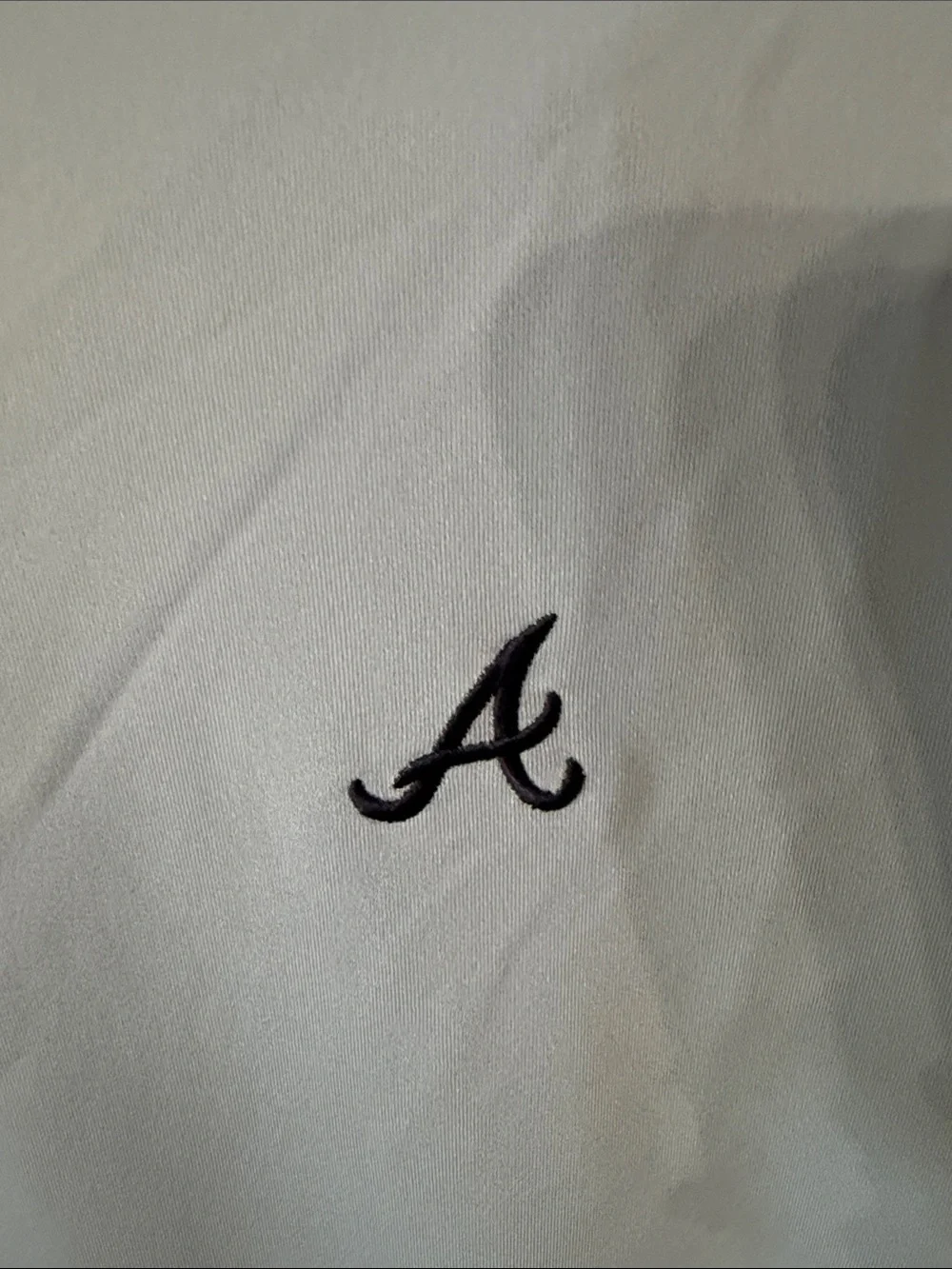 Ralph Lauren Light Blue Polo with Embroidered Atlanta Braves  'A'